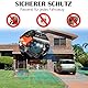 Warmfay Marderschreck Auto - 2 Modi mit Multifrequenz-Ultraschall und Blitzlicht - Effiziente Marderabwehr - 12V Autobatterie Anschließen - Automatische Marderabwehrgerät für Motorräume - 2 Stück
