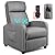 Giantex Recliner Massage Chair, Ergonomic Adjustable Single Sofa with Padded Seat, Backrest, Footrest, Home Theater Seating Reclining Sofa with Remote Control, Modern Massage Recliner for Living Room by Giantex