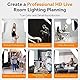 Softbox Set, Camnoon Fotostudio Licht Set mit 3 Softboxen, 3x85W 2800K-5700K Bi-Color Temperatur LED Licht, 3 Hintergrundstoff, Auslegerarm, Ständer, Tragetasche, für Produktfotografie/Live Streaming