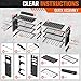 Heavy Duty Power Tool Organizer Wall Mount with Charging Station, Large Garage Organization with 10 cordless Drill Holder, 4 Layers Tool Organizers and Storage, Tool Rack with 6 Power Strip, Black