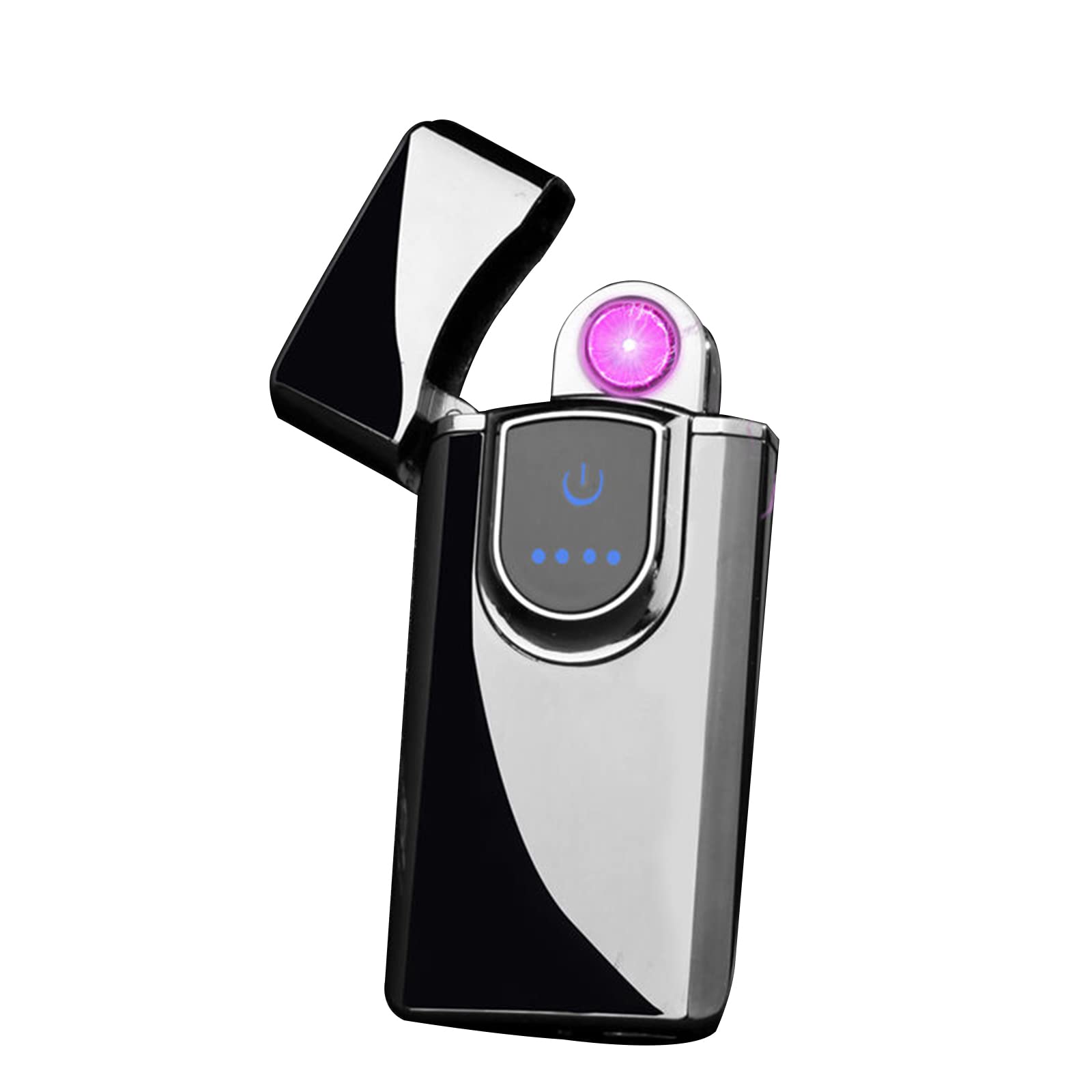 Yuragim Accendino Elettrico, Regalo Festa del Papà, Accendino USB Ricaricabile Antivento