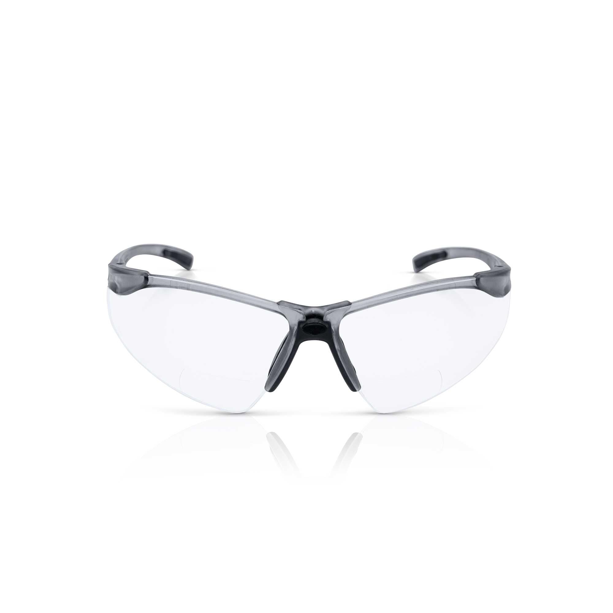 Sellstrom XM340RX Bifokale Schutzbrille Lesegerät – Augenschutzbrille für Damen und Herren – klare Gläser, ANSI Z87.1