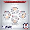 MITREAPEL Super CA Glue with Adhesive Activator (2 x 0.80 oz - 2 x 3.30 fl oz.) - Cyanoacrylate Super Glue for Plastic, Glass, Ceramic, DIY Projects, 3D Printing - (2 Pk)