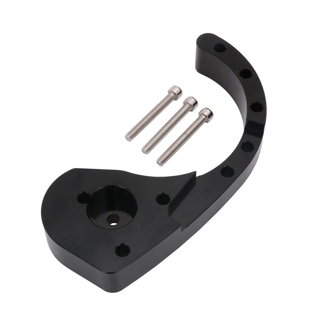 Wacece ATV Case Chain Saver Guard Engine Cases Protection CNC for Banshee 350 YFZ350 YFZ 350 1987-2006 Black