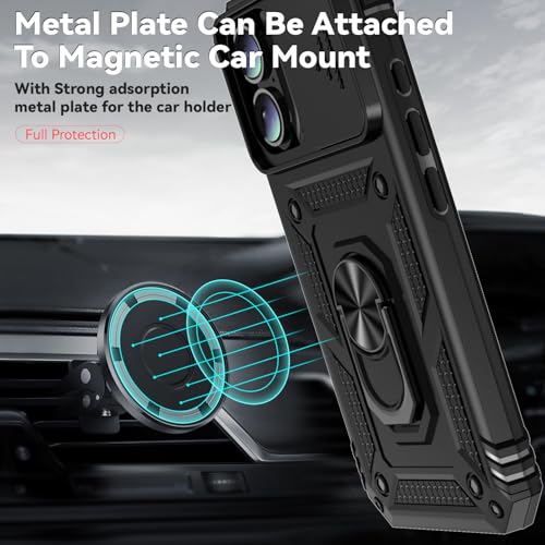 Coque iPhone 16 Plus antichoc de qualité militaire avec béquille intégrée et support magnétique - 5
