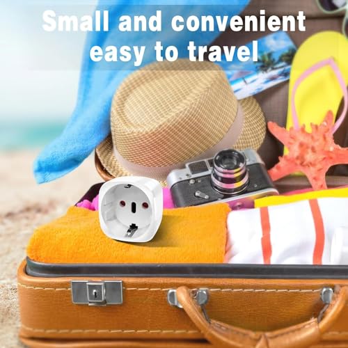 2 Pack Reiseadapter UK Adapter England Deutschland Stecker, Travel Adapter UK, Reisestecker Typ G Steckdose… – Ansicht 5