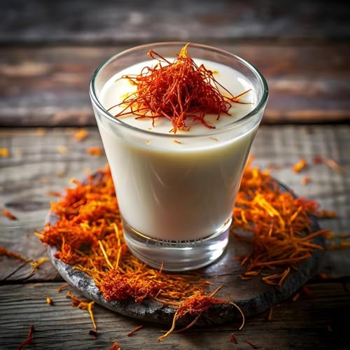 Image of Carousel 1 Gram Kashmiri Kesar Saffron Original - Pure Kashmiri Mongra Kesar | Organic Saffron For Cooking, Milk, & Pooja | Kashmiri Kesar Grade A+ (1 Gm)