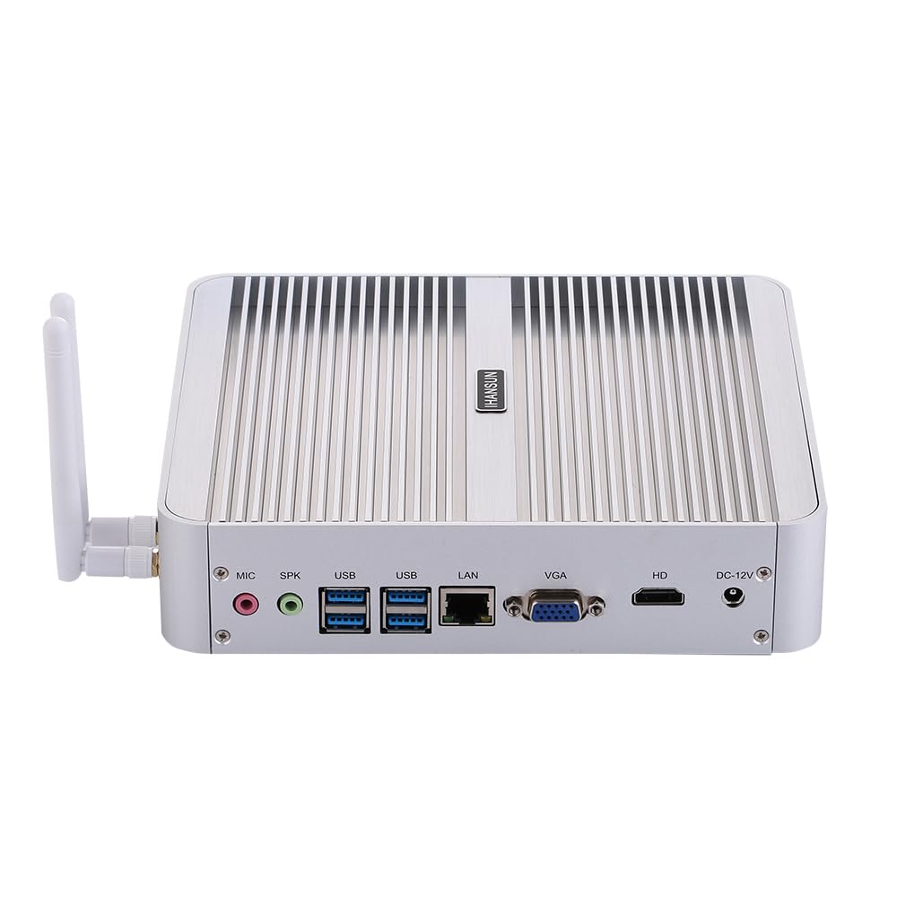 Fanless Mini PC, Desktop Computer, HTPC, Kodi Box, Windows 11 / Linux Ubuntu, I5 1135G7, BM07, VGA, HDMI, 4 x USB3.0, 4 x USB2.0, LAN, 32G RAM, 1TB SSD