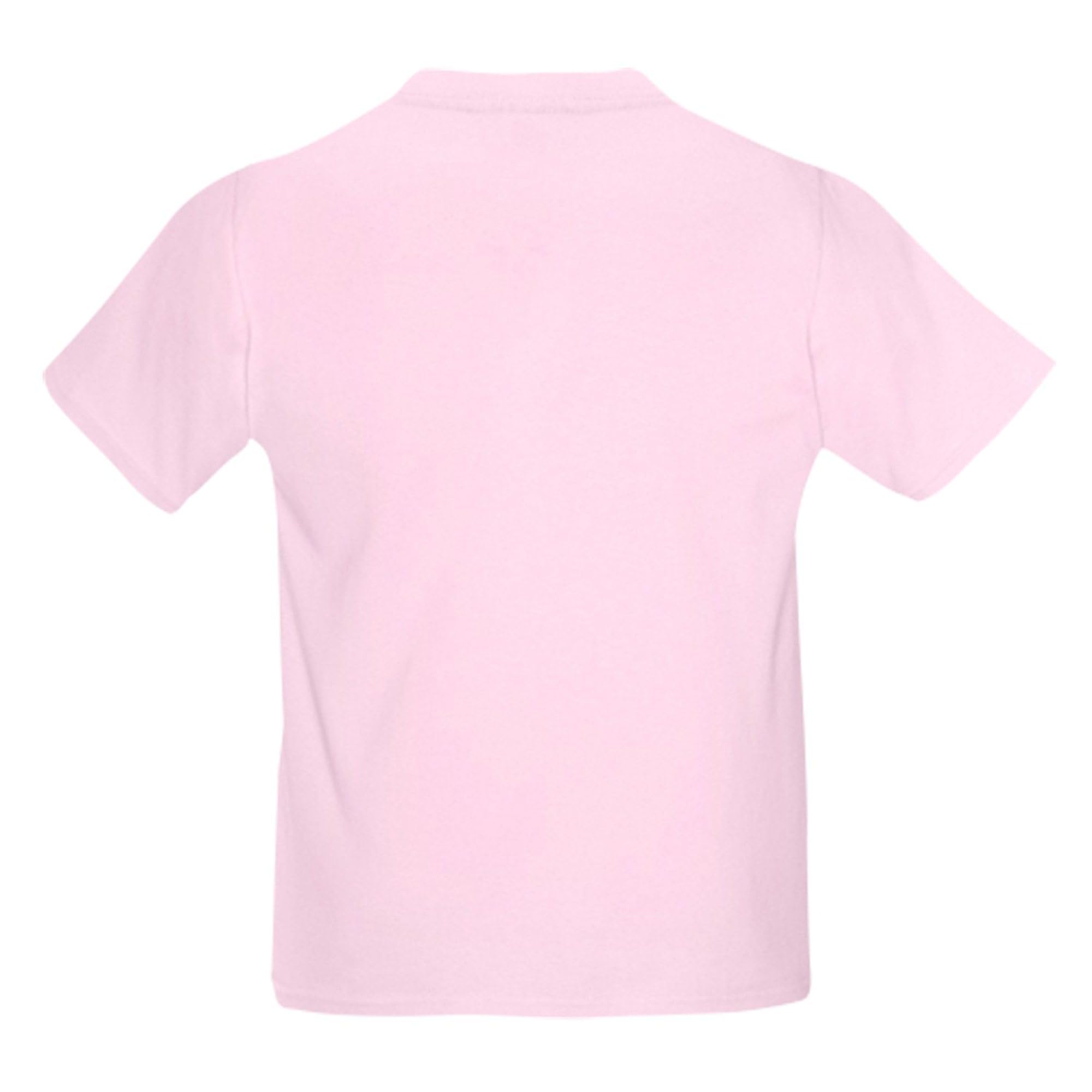 CafePress Baseball Catcher in Training Kids Baseball T Shirt Kids Graphic Cotton T-Shirt Light Pink