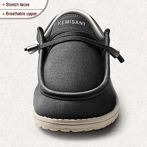 KEMISANT Men Slip On Shoes, Boat Shoes Sneaker Shoes Walking Shoes for Men Women Stretch Fit Lightweight4