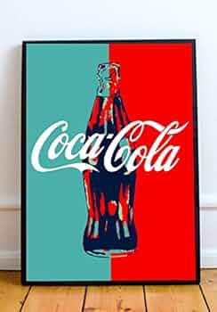 コカ・コーラ USA 絵画 リトグラフアート ポスター Coca-Cola レトロミニポスター B5サイズ 複製広告 ◇ コカコーラ
