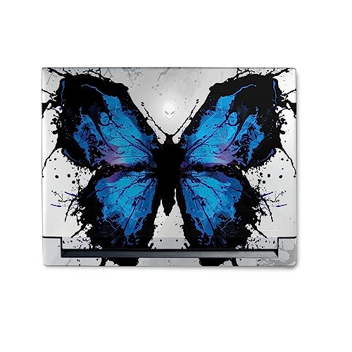 Image of MightySkins Skin Compatible with Alienware M18 R1 (2023) Full Wrap Kit - Butterfly Splash | Protective, Durable, and Unique Vinyl Decal wrap Cover | Easy to Apply & Change Styles | Made in The USA