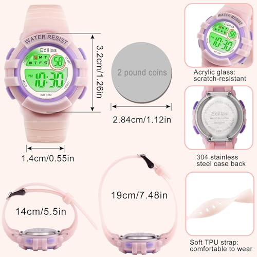 Save 71% on Edillas Kids Digital LED Watch with 7 Colors