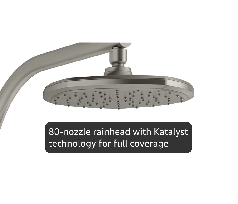 KOHLER 27118-G-BN Hydrorail-R Occasion Arch Shower Column Kit With