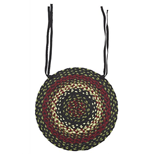 Tapete decorativo trenzado Tartan 15'' miniatura 3