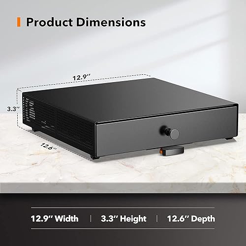 Miniatura 2 de SICHEER Organizador de tazas K para organizar cajones de almacenamiento con soporte para tazas K bandeja deslizante extraíble para cápsulas de café