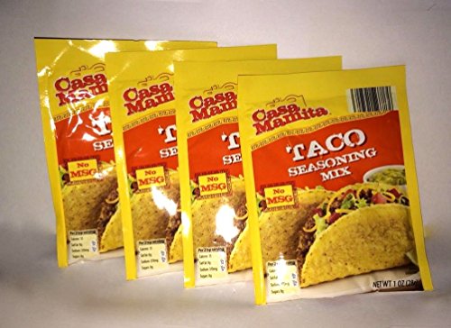 Casa Mamita Taco Seasoing Mix, 1 Oz. Packets - 4 Pack image 2