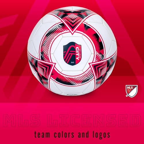 Image of Franklin Sports Official MLS Team Soccer Balls - Official Size 5 Soccer Balls - Regulation Size + Weight Soccer Ball for Kids + Adults - Boys + Girls Soccer Ball - Air Pump Included