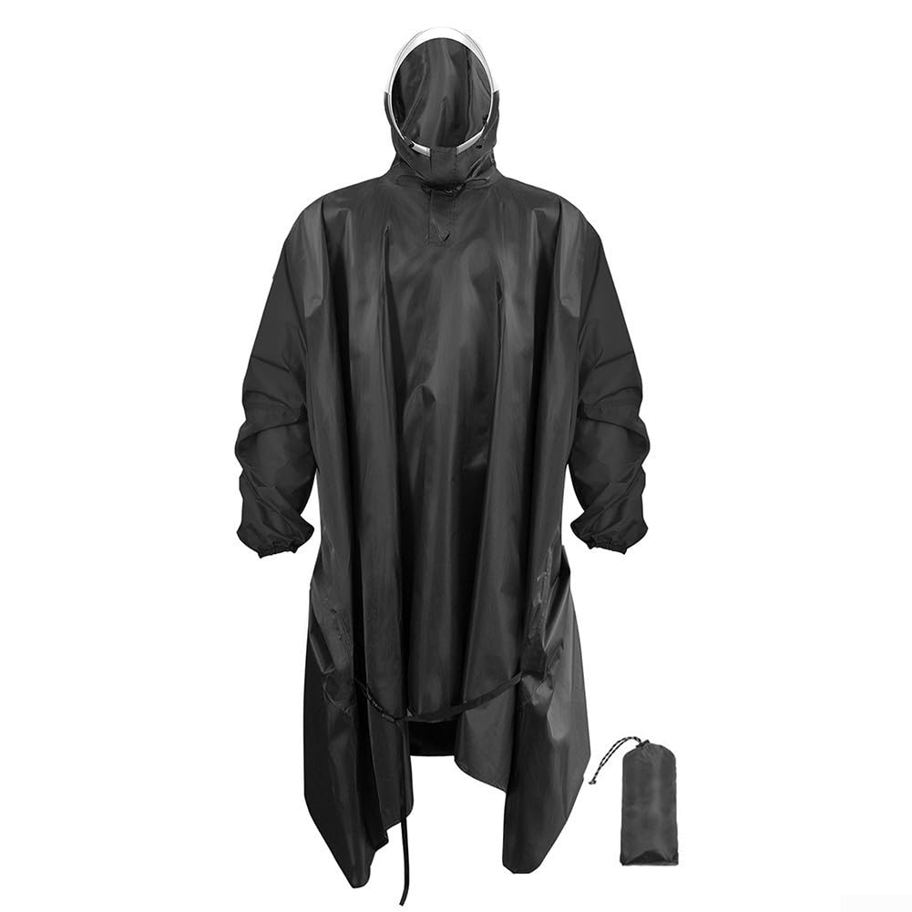 Impermeable 3 en 1 para actividades al aire libre, incluyendo senderismo, ciclismo, pesca, montañismo, exploración de la selva y función de capa de suelo