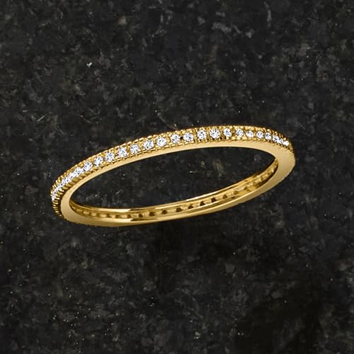 Pure Collection by Ross-Simons 0.15 ct. t.w. Diamond Eternity Band in 14kt Yellow Gold3