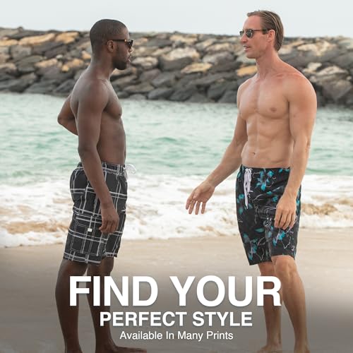 Image of Kanu Surf Men's Flex Plaid Swimtrunk