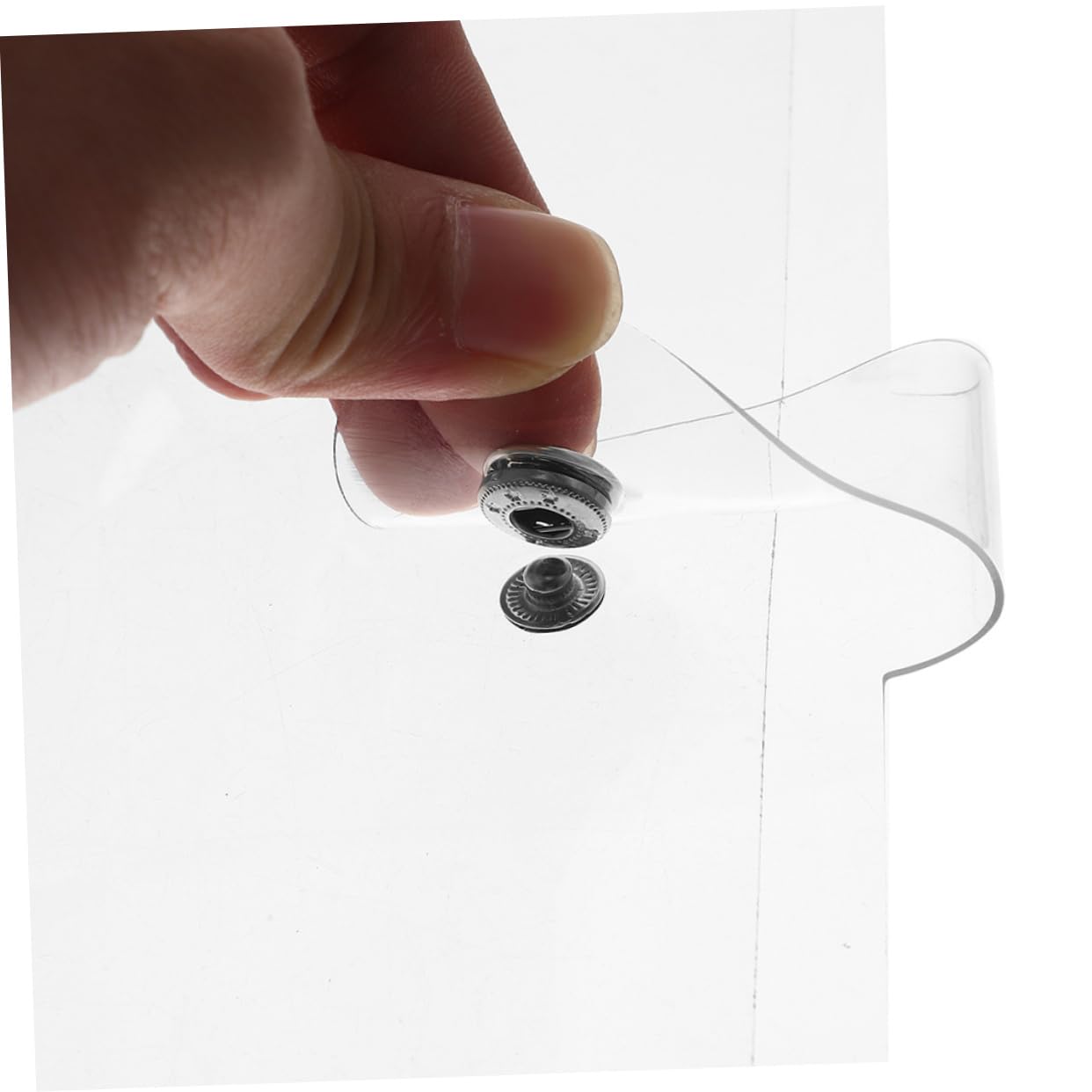 Classeur à Anneaux A4 en Plastique Transparent 3 Pièces