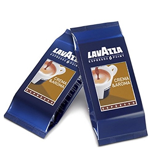 Lavazza Capsula Espresso Point Crema e Aroma, Miscela forte dal carattere dolce, Vaniglia, 100 capsule per macchina da caffè espresso, 1.56 kg