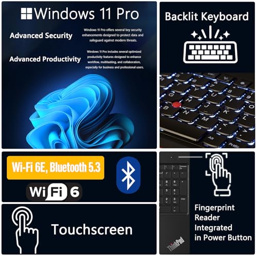 Image of Lenovo ThinkPad L16 Gen 2 Touchscreen Laptop, Intel Core Ultra 5 225U (> Ultra 7 265U), 16 inch WUXGA IPS Display, 16GB DDR5 RAM, 512GB PCIe NVMe SSD, Backlit Keyboard, Fingerprint Reader, Windows 11 Pro