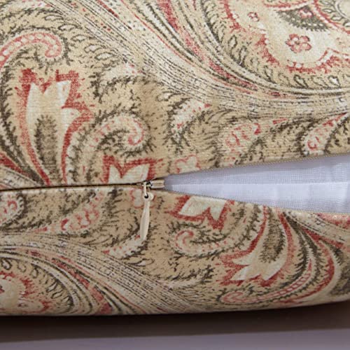 Boaim Hometextiles Pack Of 2 Decorative Throw Pillow Covers, Classical Flower Pattern Pillow Cases For Couch Bedroom Sofa Living Room Bed Chair, 18X18 Inches #TOP2