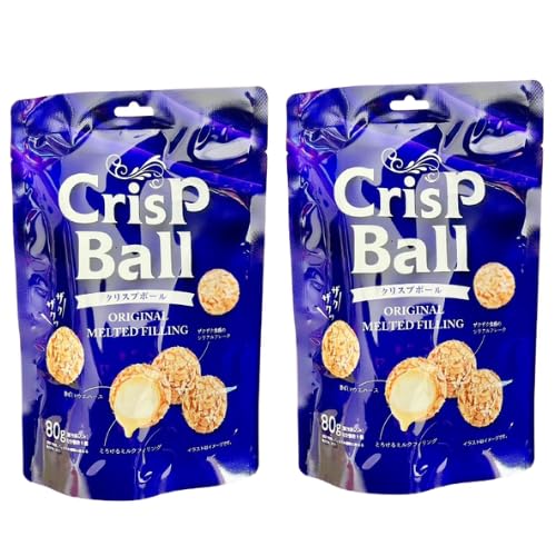 Amazon.co.jp: クリスプボール シリアルフレーク菓子 80g×2袋