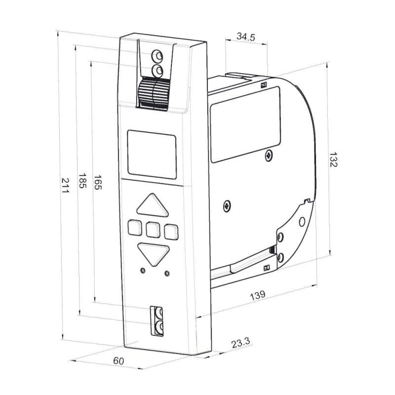 MATOFIX PRO, elektrischer Gurtwickler für 17-23mm Gurtband, mit Display, bis zu 45kg Zugkraft