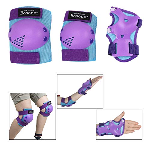 Knee Pad for Kids Knee Pads Elbow Pads Guards Protective Gear Set for Wrist Guards Toddler,Roller Skates Scooter Inline… - Image 6