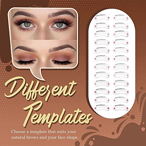 Fullerbrow Eyebrow Stamp Set,Brow Stamp Shaping