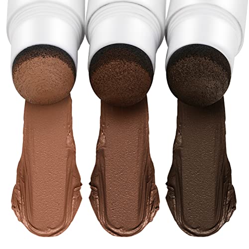 One Step Brow Kit for Eyebrow Makeup, Medium Brown
