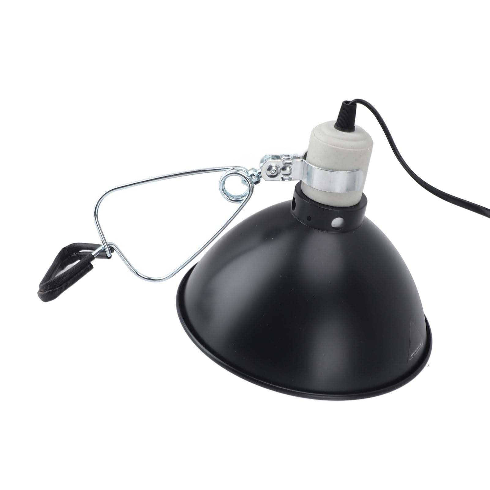 Fdit Paralume Riscaldante per Rettili con Luce UVA UVB, Materiale Metallico, Potente Calore da 300 W per Vari Rettili (Spina europea 220 V)