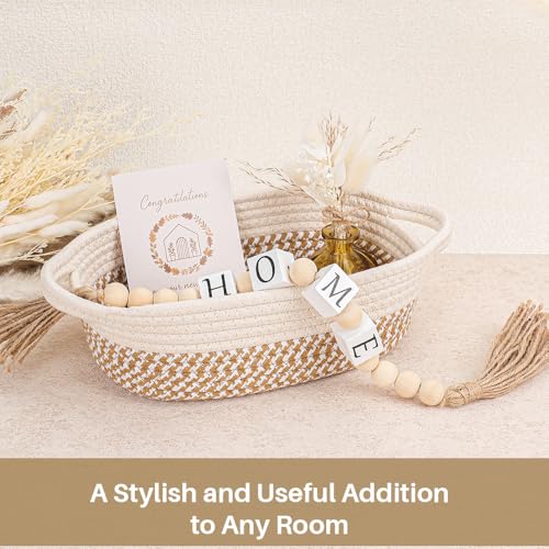 House Warming Gifts New Home | 8 Pcs New House Essentials | Housewarming Gifts Basket with Coasters, Personalized Gift Ideas Basket with Wind Chime, Realtors Closing Gifts for Home Buyers - Image 5