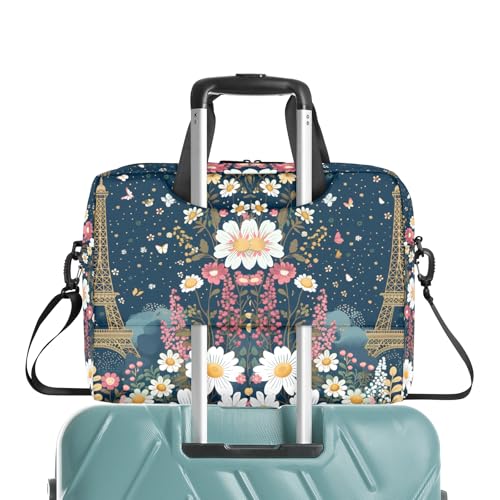 Bolso para portátil 16 pulgadas estilo vintage París miniatura 6