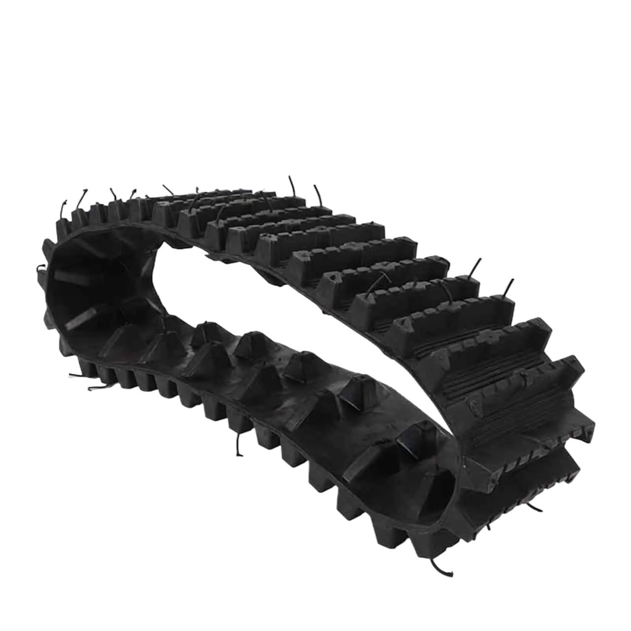 Puleggia per albero motore Cingoli in gomma Pista per pneumatici con ruota di trazione aumentata adatta per ATV UTV motoslitta elettrica Spazzaneve Go Kart