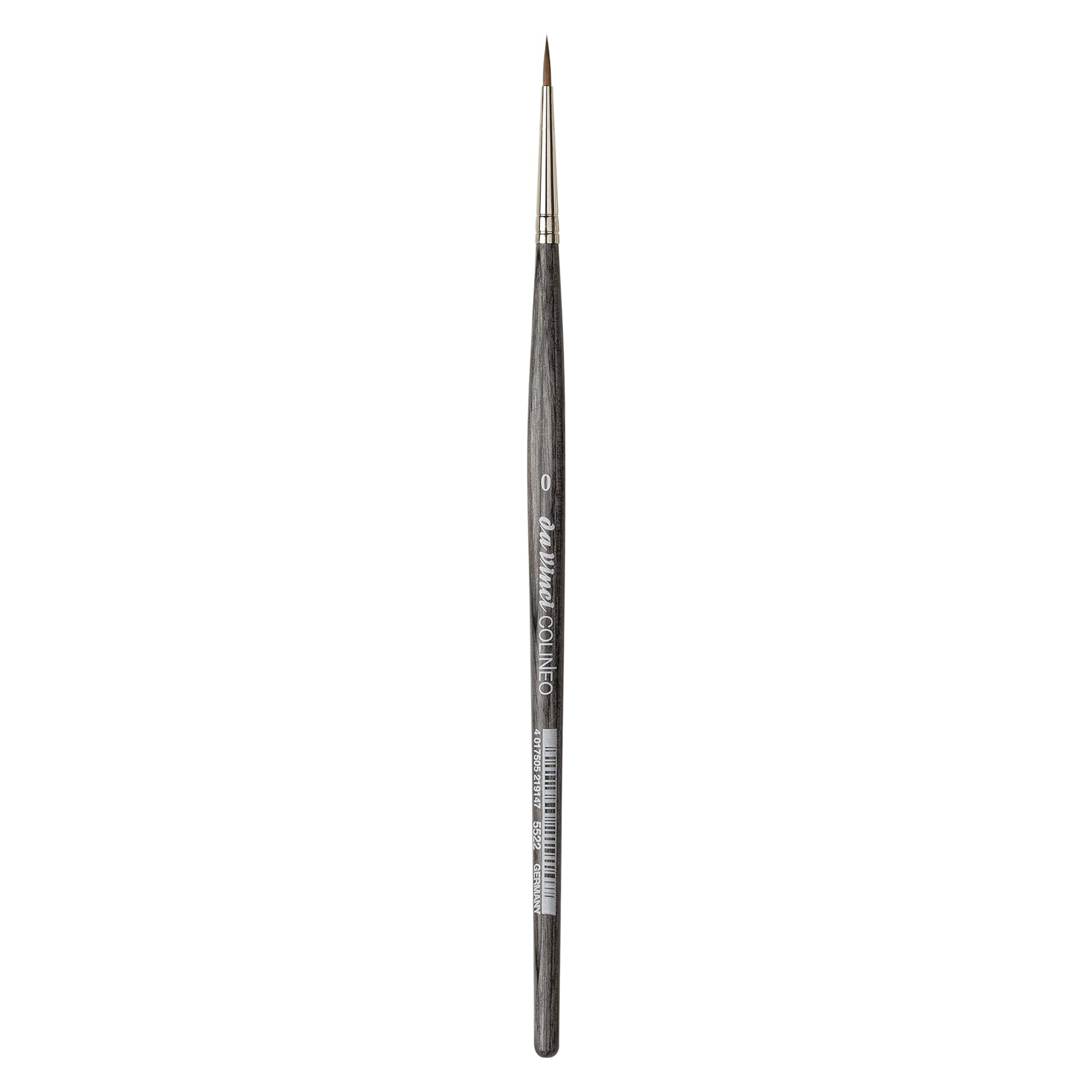 da Vinci, COLINEO Short Handle, Watercolour Brush, Synthetic Fibres, Artist Brush, Watercolour Painting, Liquid Acrylic Paints, Made in Germany, Round, Size 0
