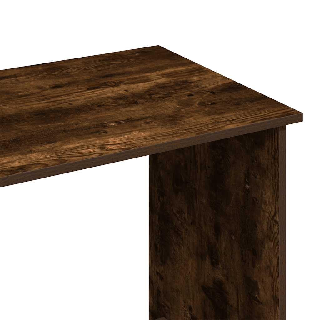 Scrivania affumicatura 80 x 40 x 75 cm, materiale in legno, robusto computer desk per casa, ufficio, design moderno, versatile