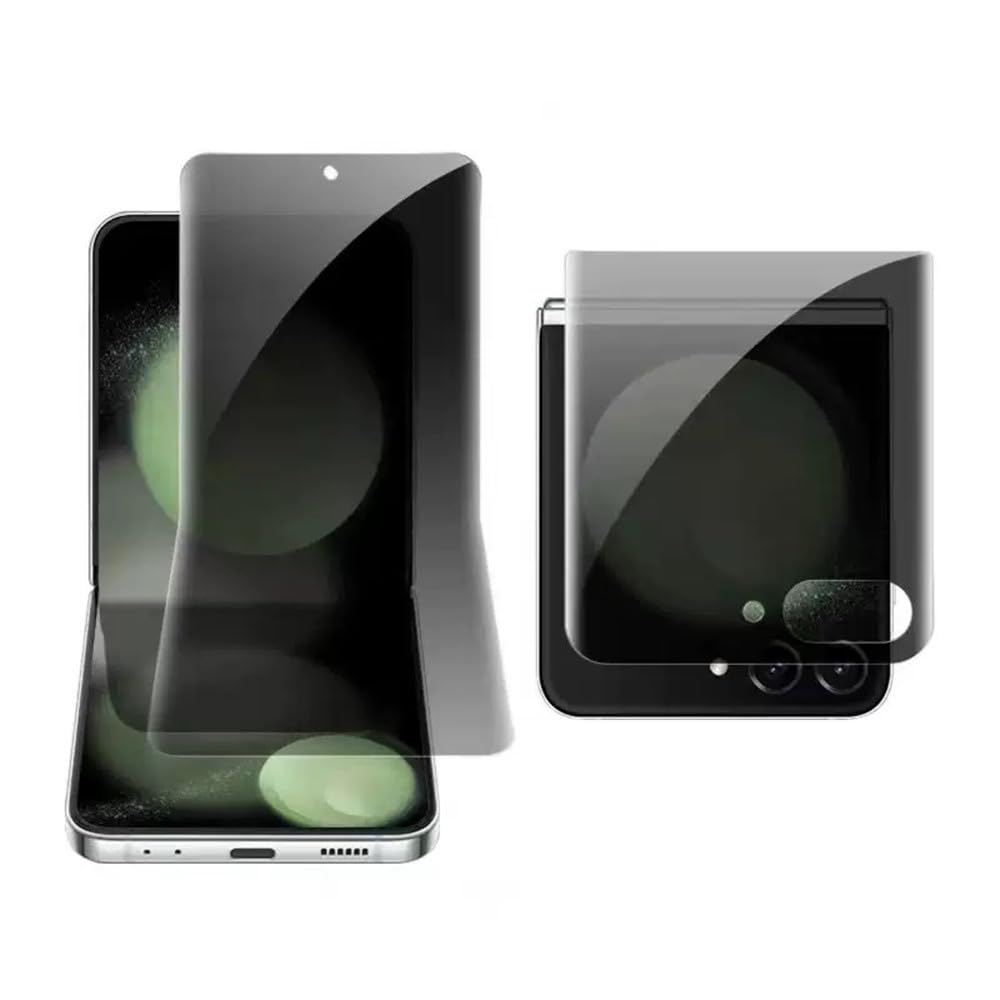 Amazon | Galaxy Z Flip7 覗き見防止フィルム + 背面フィルム