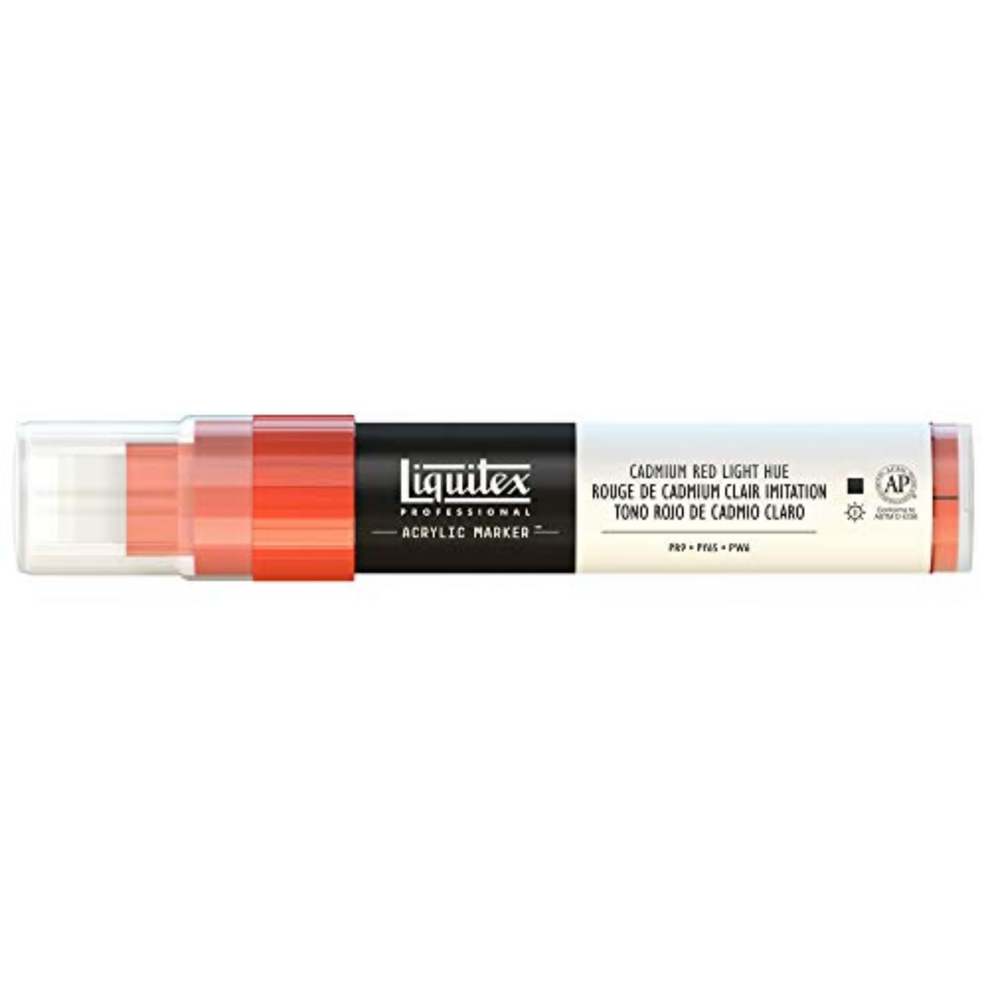Liquitex Professional Paint Marker with 8-15 mm Wide Nib - Cadmium Red Light Hue