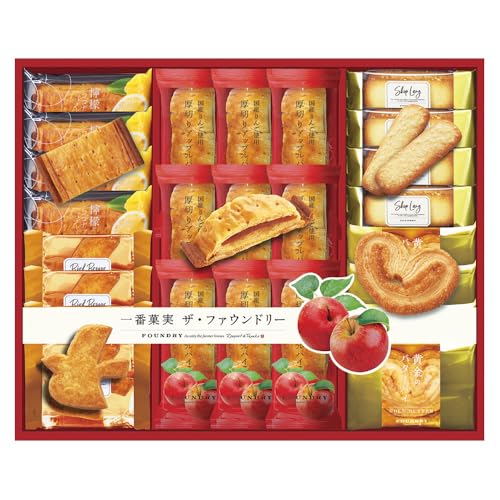 ファウンドリー ザ・ファウンドリー 1箱 紙袋付き 焼き菓子 サブレ アップルパイ 父の日 お中元 プレゼント お返し お土産 (25個入り)