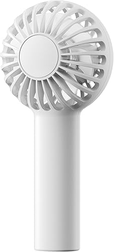 Miniatura 8 de SWEETFULL Mini ventilador portátil  Ventilador de mano recargable, 3 velocidades, regalos personales de mano para artículos esenciales de viaje,