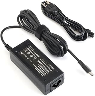 45W USB Type C AC Adapter Laptop Charger for HP Chromebook X360 14-CA000 11-AE000 Series 14-ca051wm 14-ca052wm 14-ca051WM 14-ca091WM 11-ae051wm 11-ae001tu 11-ae027nr 815049-003 863469-001 Power Cord