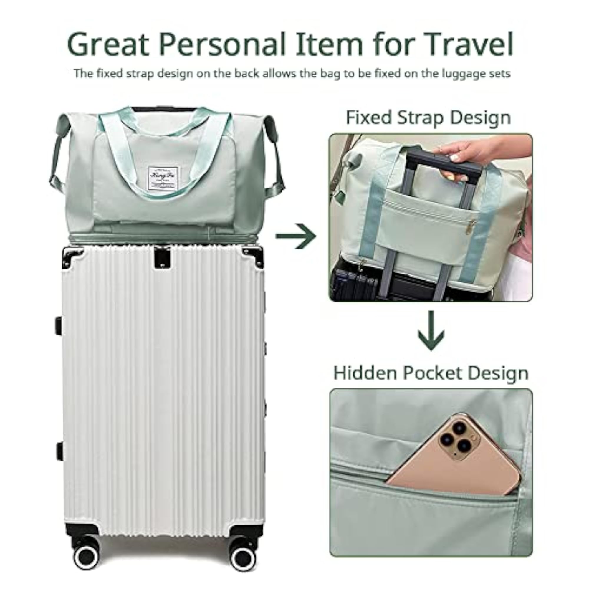 Large Capacity Foldable Travel Bag, Waterproof