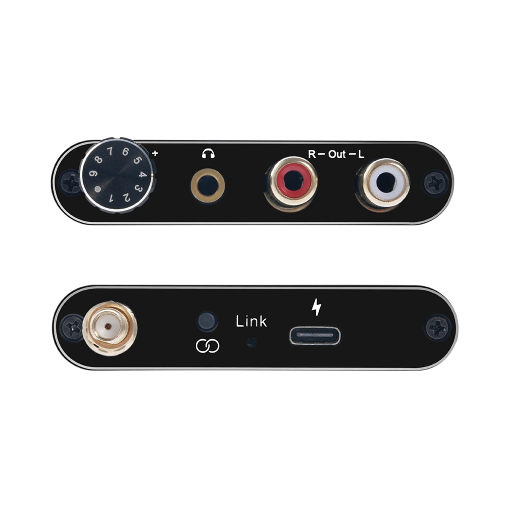2X Transmisor y Receptor de MúSica de Audio InaláMbrico 50M 2.4G con Adaptador de Audio InaláMbrico R/L de 3,5 mm para DVD TV Computadora CD