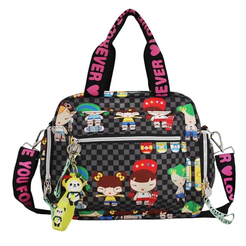 X-TAO Women Shoulder Bag Ladies Handbag Mom Tote Girl Crossbody Purse, Dark Grey