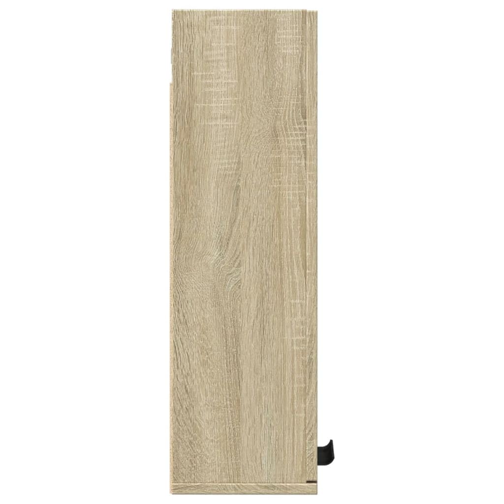 vidaXL Armoire de Salle de Bain Murale Chêne Sonoma 32x20x67 cm, Armoire de Rangement de Salle de Bain, Armoire de Bain, Meuble de Rangement de Salle de Bain