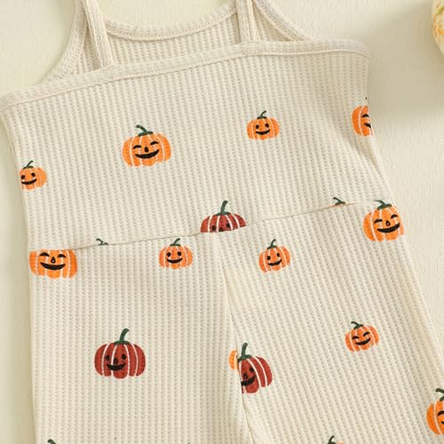 Image of Thanksgiving Baby Girl Outfit Toddler Turkey Romper Overalls Jumpsuit